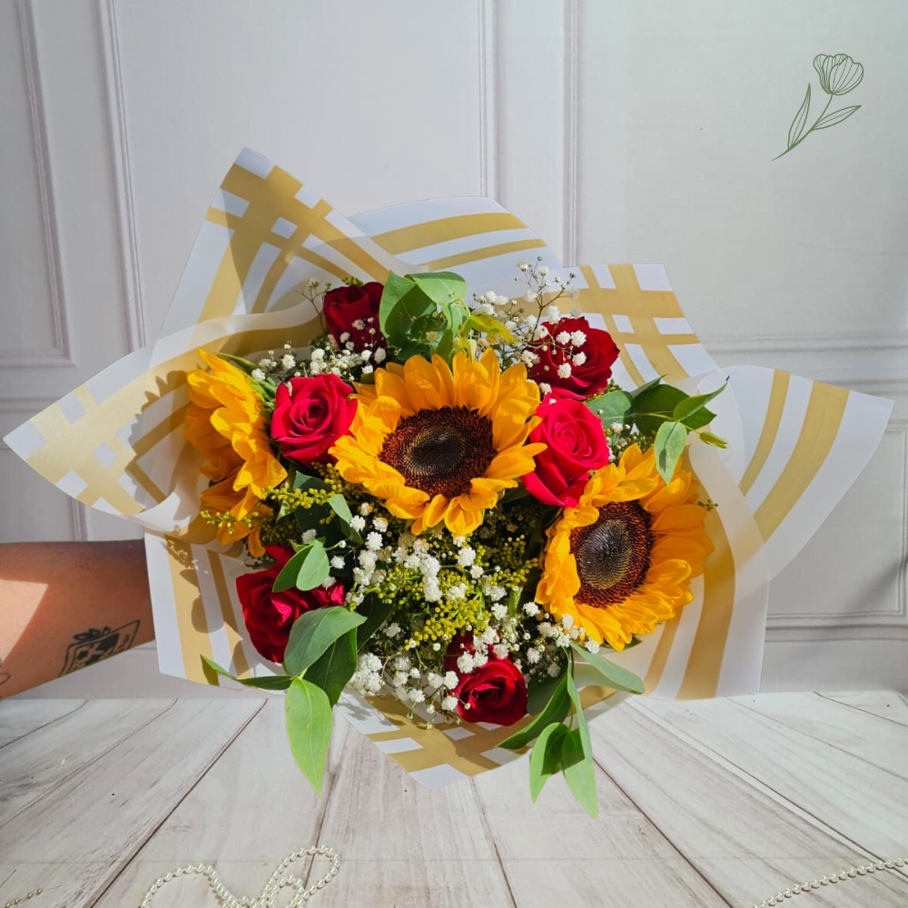 Girassol com Carinho Ref 1229